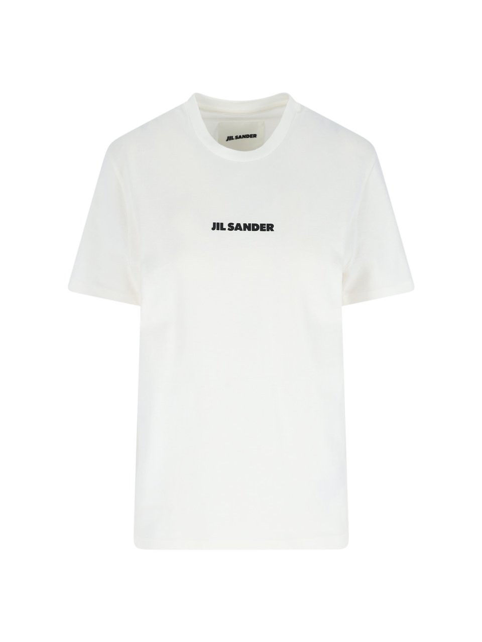Jil Sander Logo T-Shirt – White Neutraal