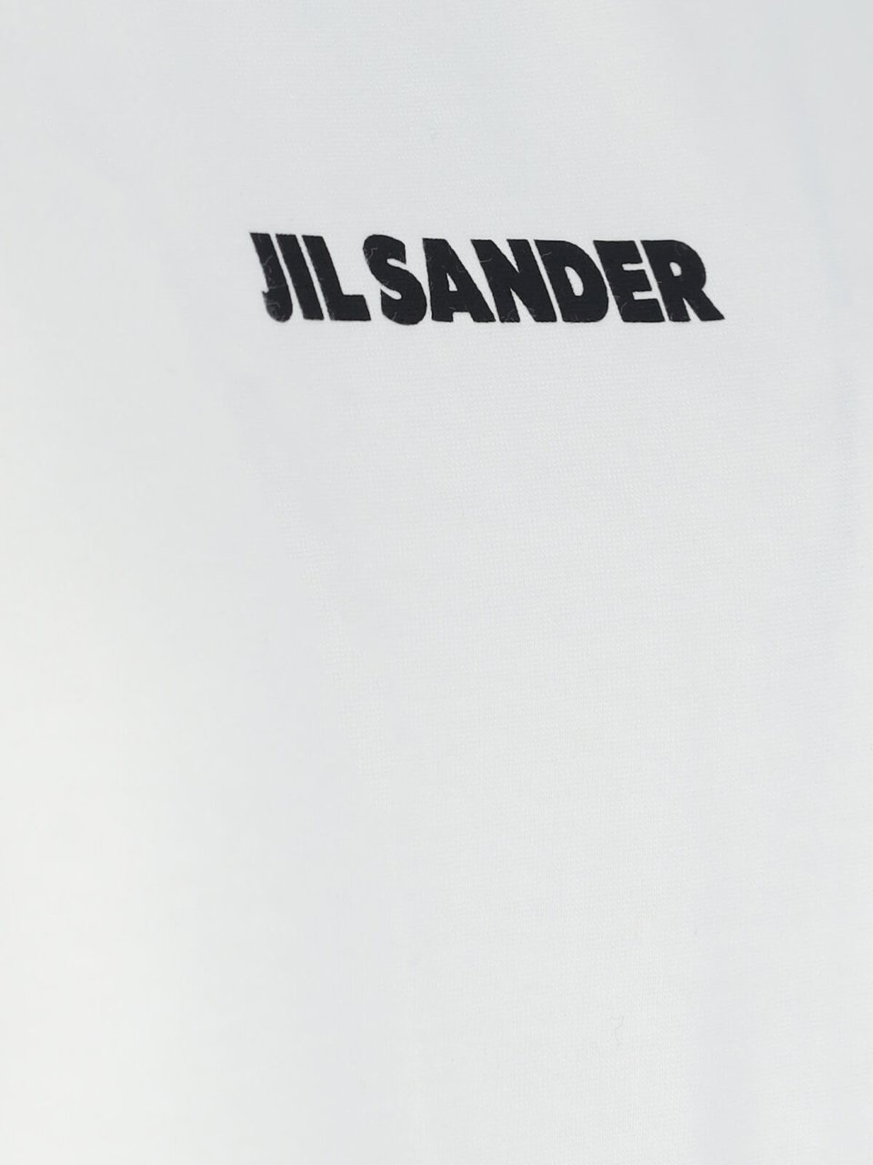 Jil Sander Logo T-Shirt – White Neutraal