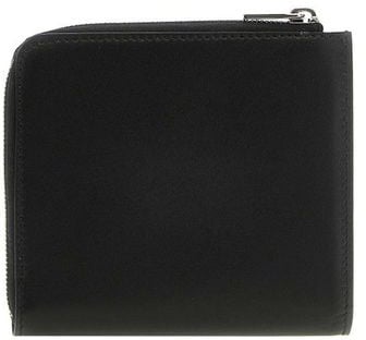 Jil Sander Jil Sander Black Calfskin Wallet Zwart