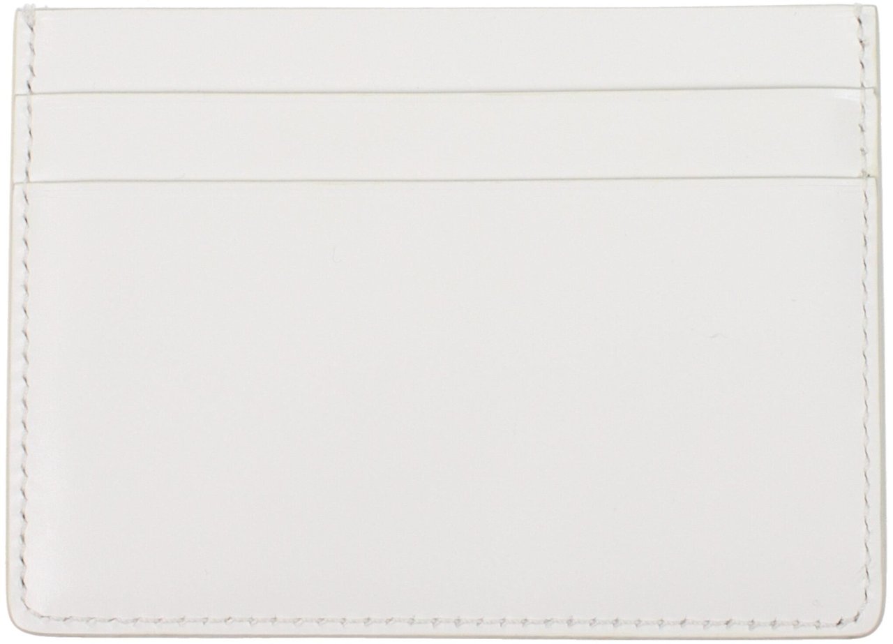 Jil Sander Jil Sander White Leather Cardholder Wit