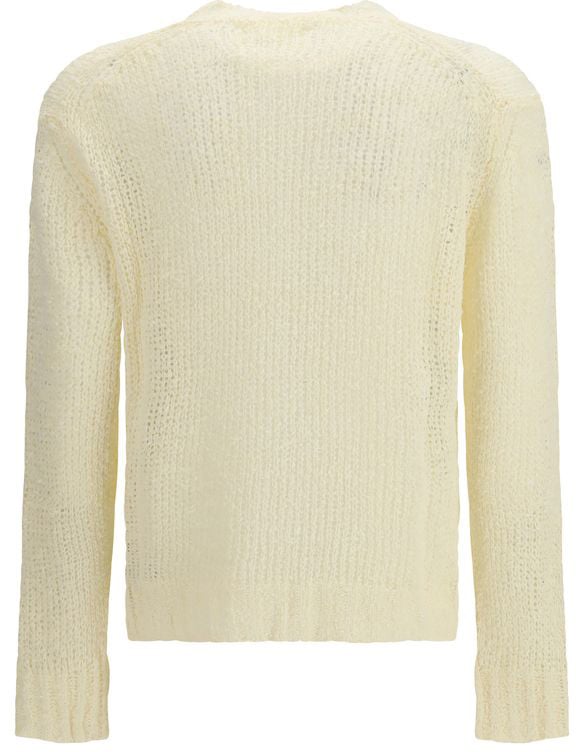 Jil Sander Bicolor Linen Sweatshirt Bruin