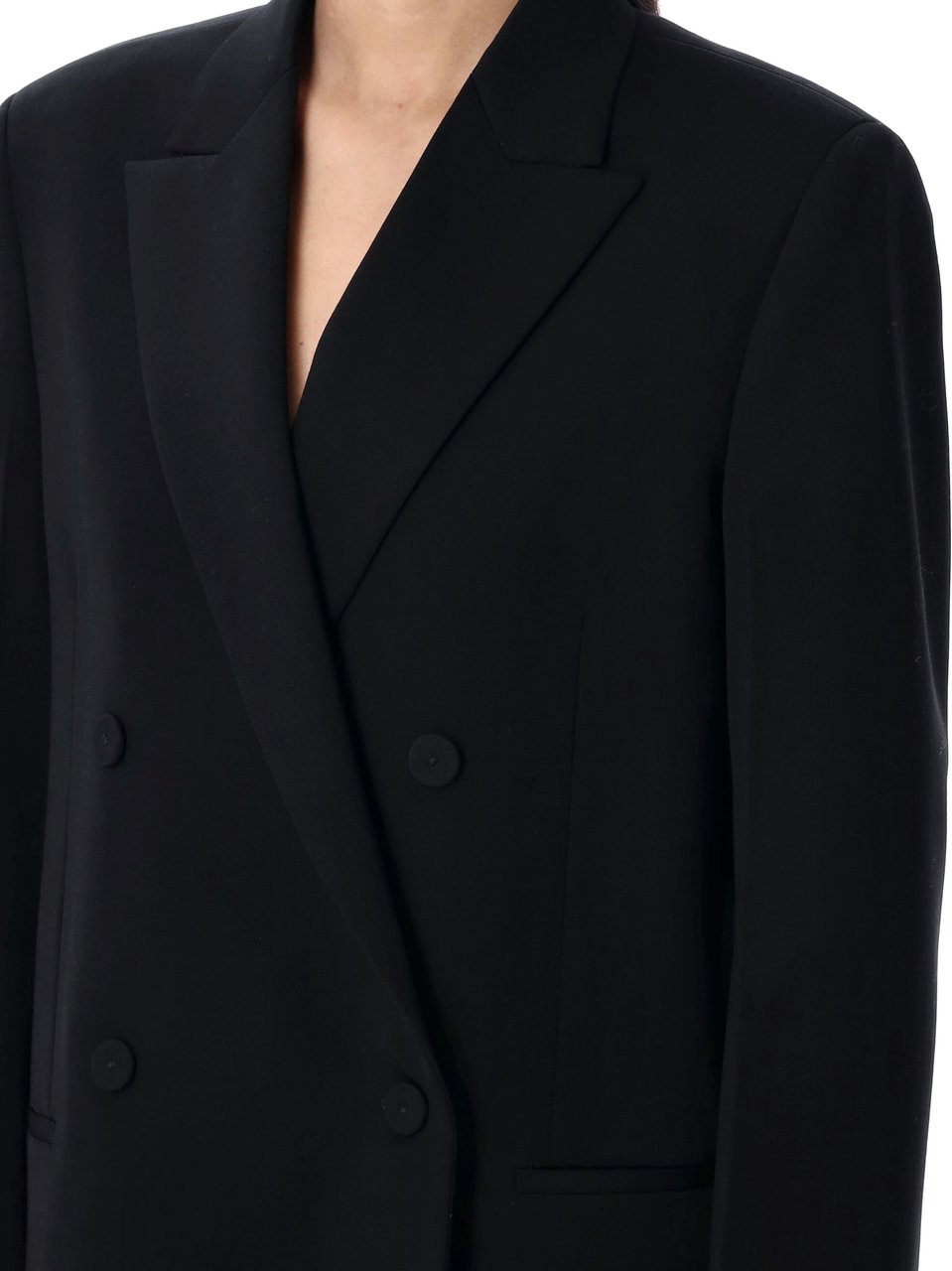 Jil Sander Jacket Double Breast Nero Zwart