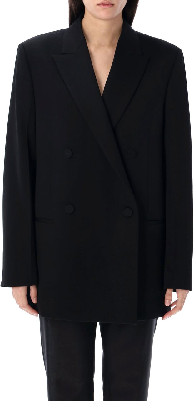 Jil Sander Jacket Double Breast Nero Zwart