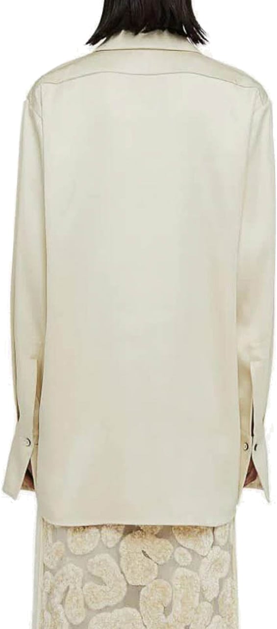 Jil Sander Jil Sander Blend Silk Shirt Wit