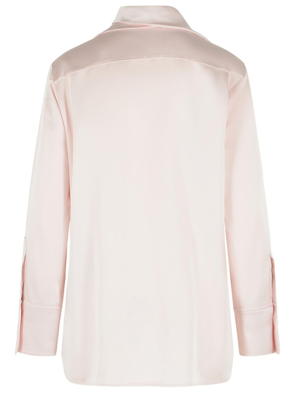 Jil Sander 'Fiocco' Pink Acetate And Viscose Shirt Neutraal