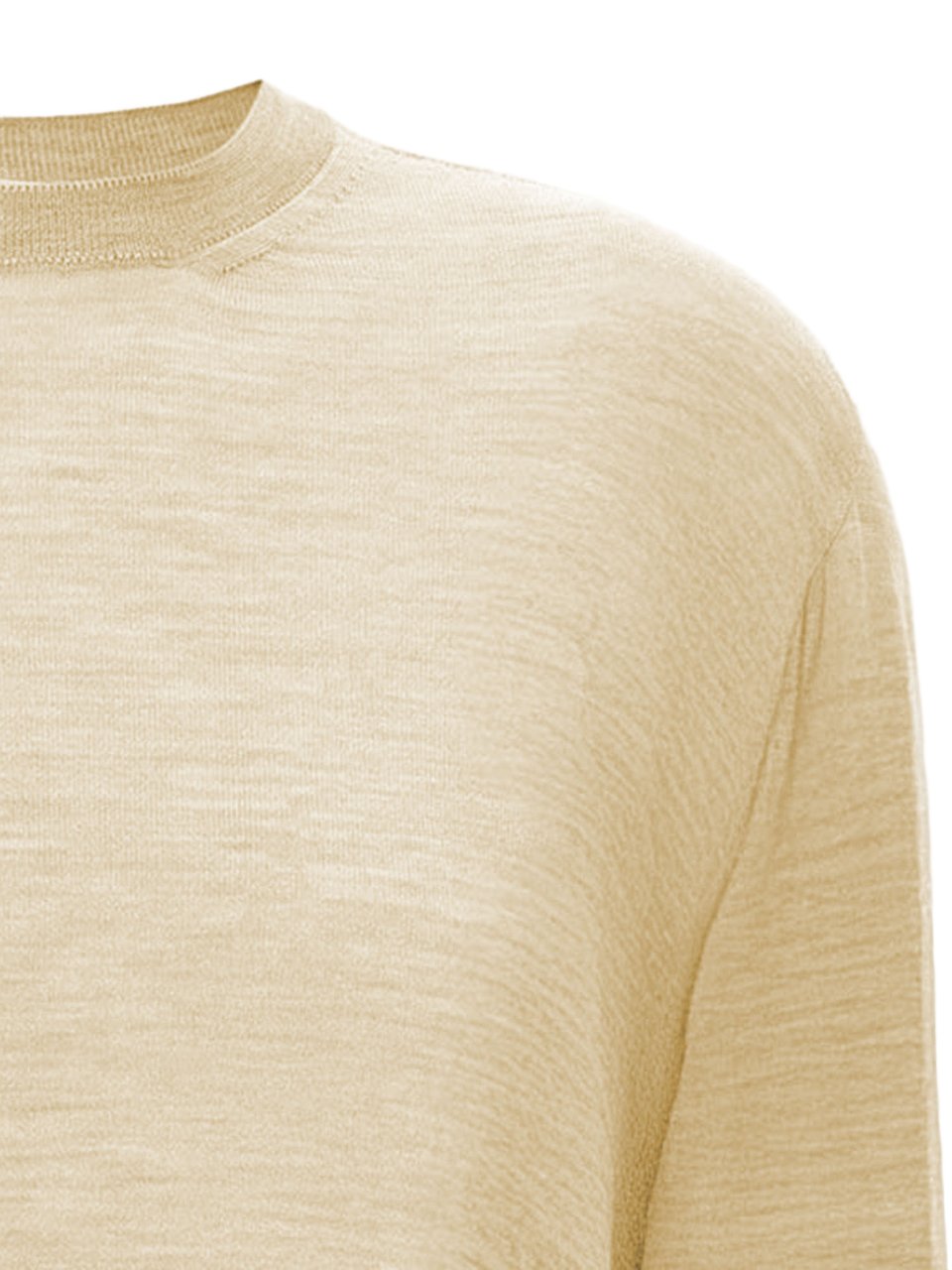 Jil Sander Wool and Cashmere Blend Sweater Neutraal