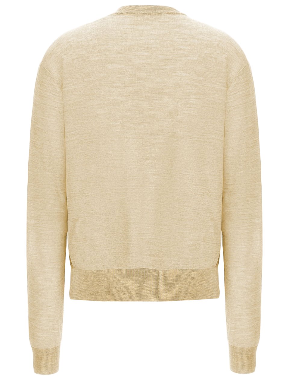 Jil Sander Wool and Cashmere Blend Sweater Neutraal
