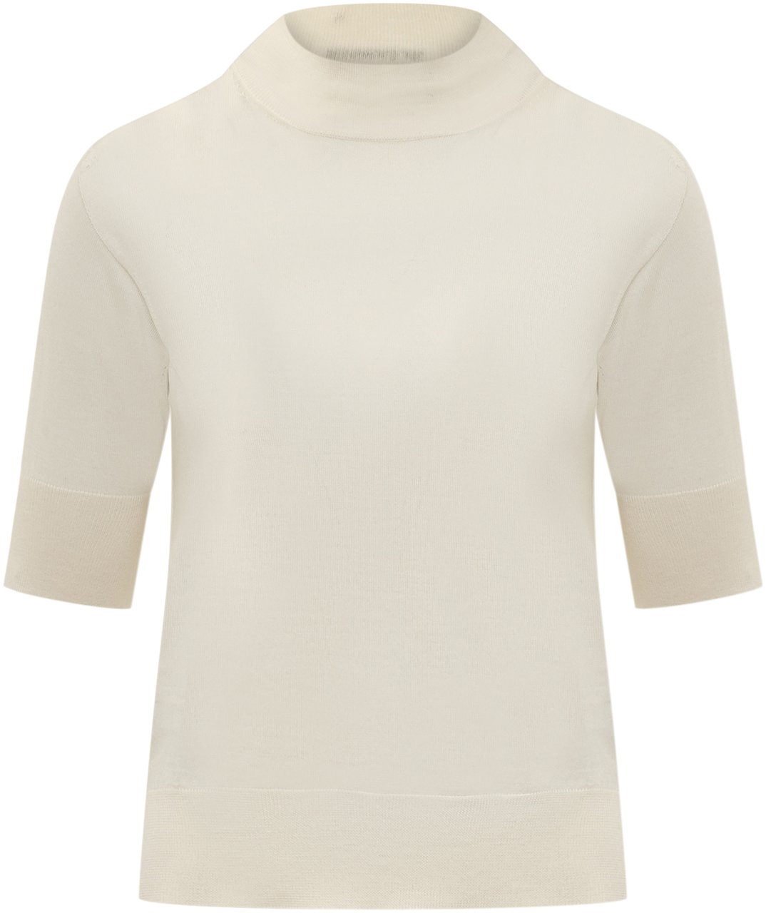 Jil Sander Maglia in Cashmere e Seta Beige