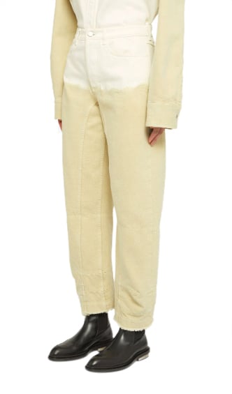 Jil Sander Trousers White/beige Wit