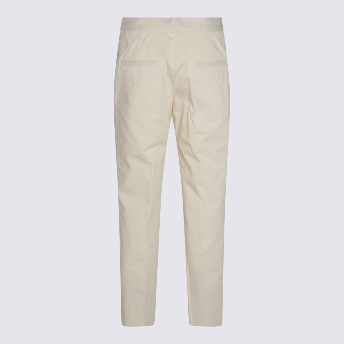 Jil Sander Straight-Leg Trousers With High Waist And Minimalist Design Neutraal