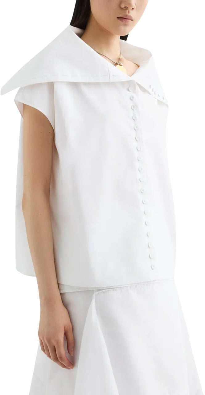 Jil Sander Top White Wit