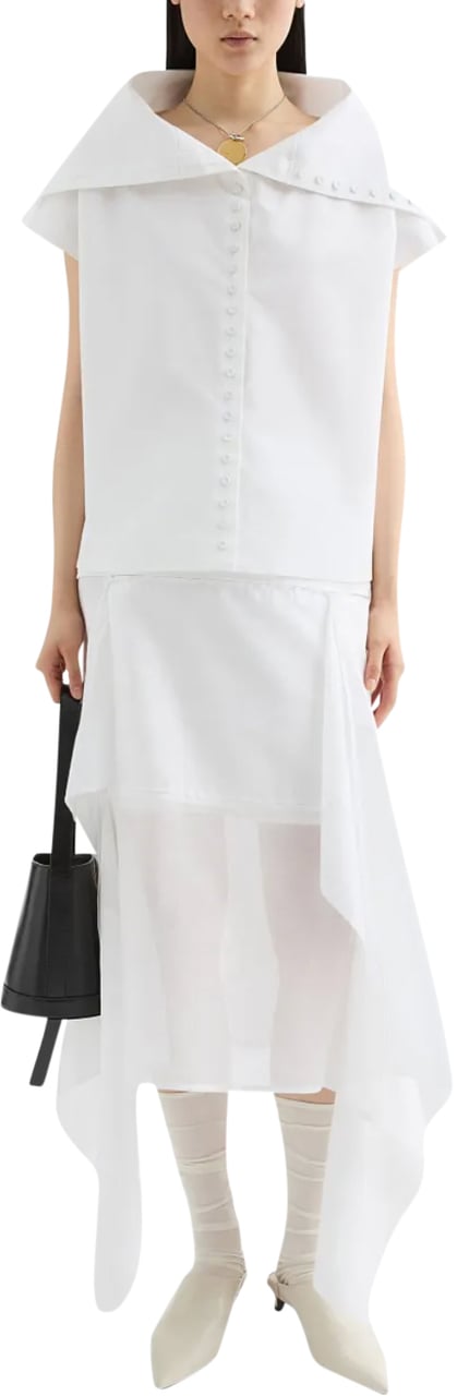 Jil Sander Top White Wit