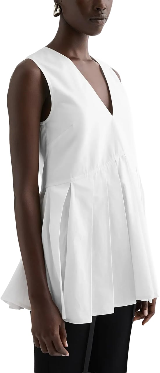 Jil Sander Top 130 Pl White Wit