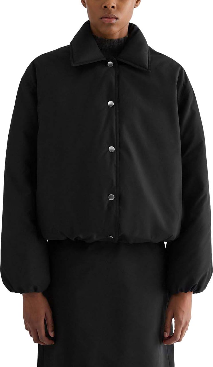 Jil Sander Coats Black Zwart