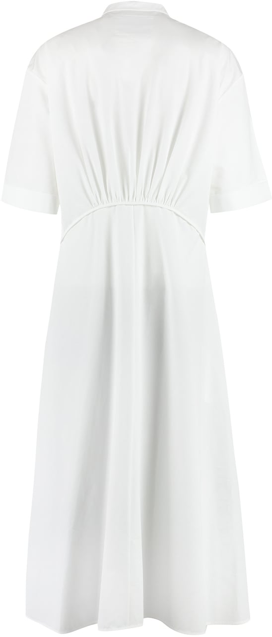 Jil Sander Cotton shirtdress Wit