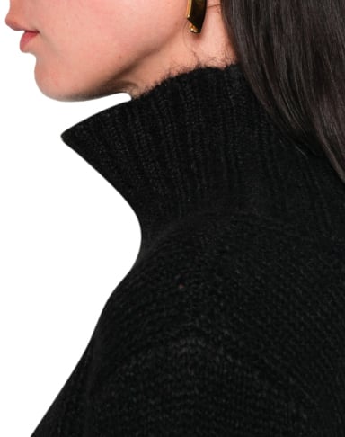 Jil Sander Hn Ls Dress Black Zwart