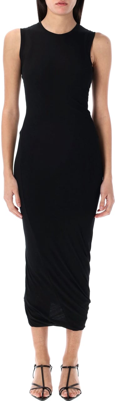 Jil Sander Tank Mini Dress Nero Zwart