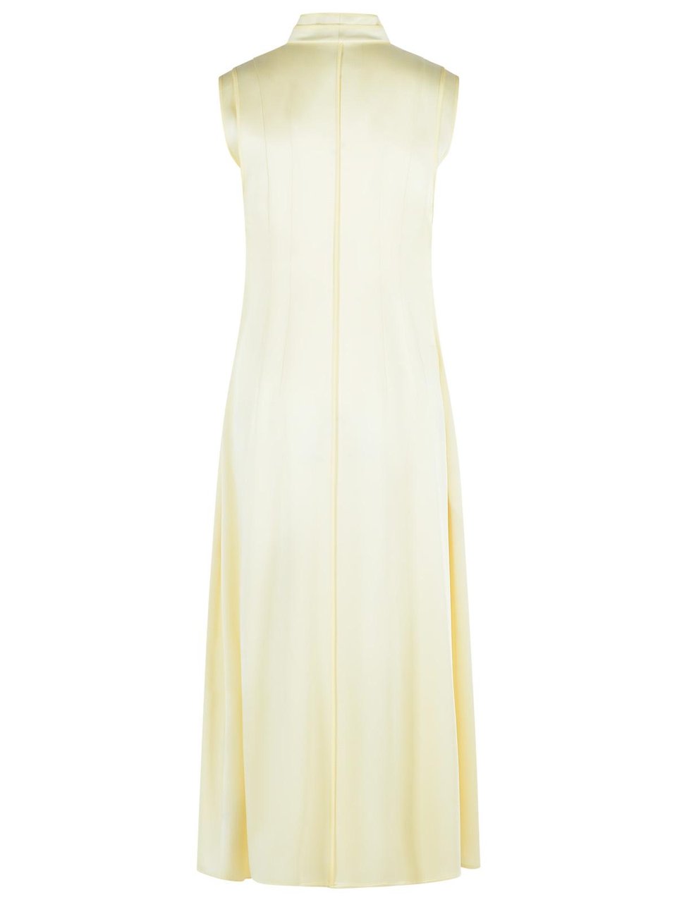 Jil Sander Ivory Acetate And Viscose Dress Neutraal