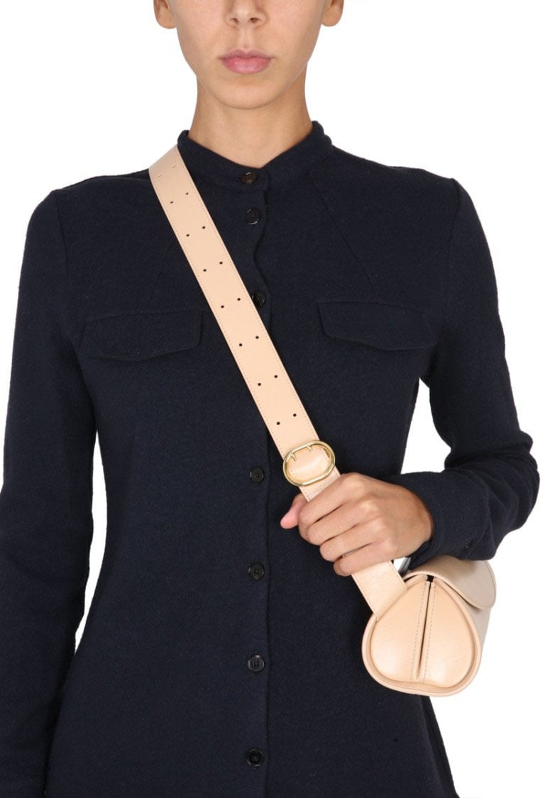 Jil Sander Tailored Long-Sleeved Shirt With Mandarin Collar Zwart