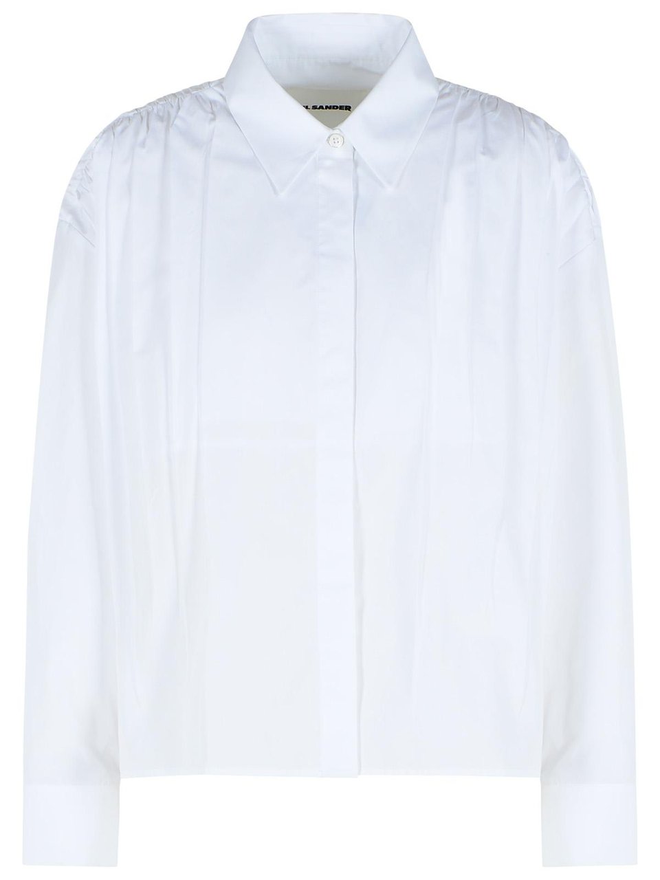 Jil Sander White Cotton Shirt Wit