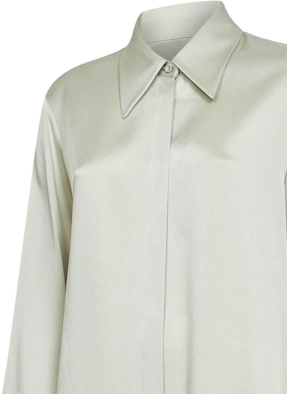Jil Sander Shirts Verde Chiaro Groen