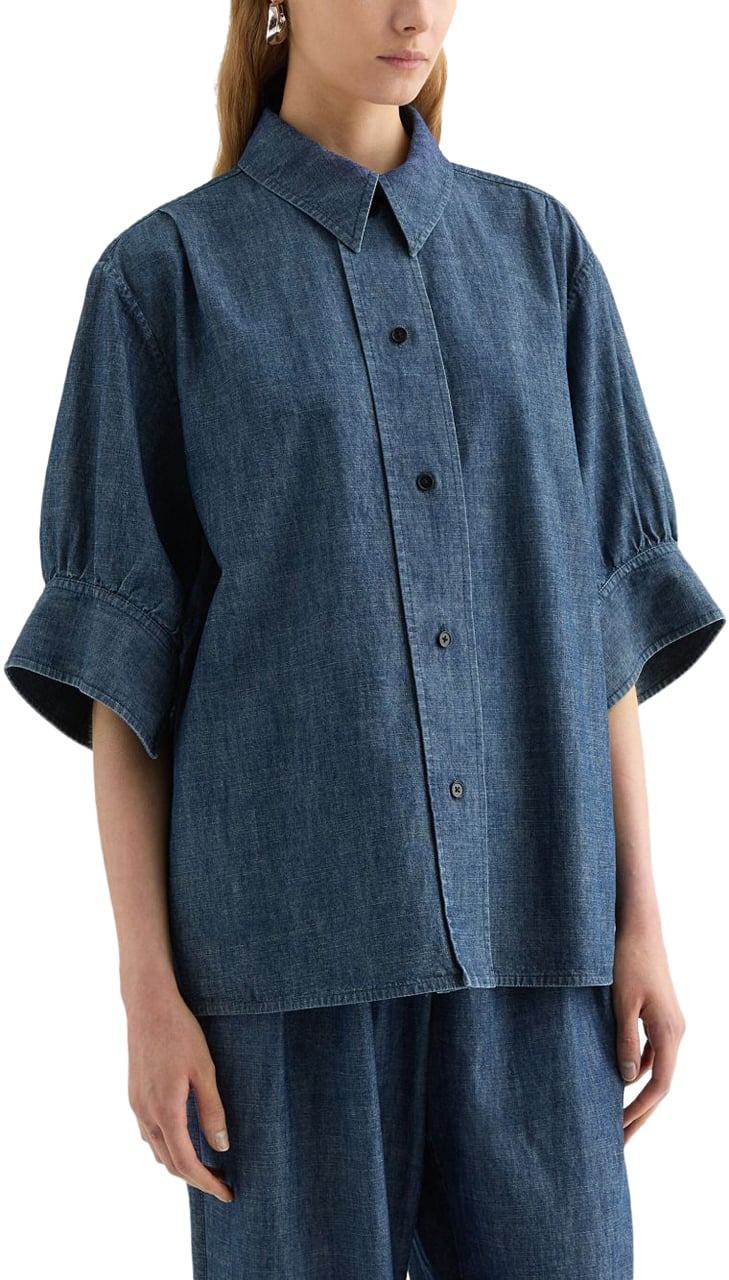 Jil Sander Shirts Blue Blauw