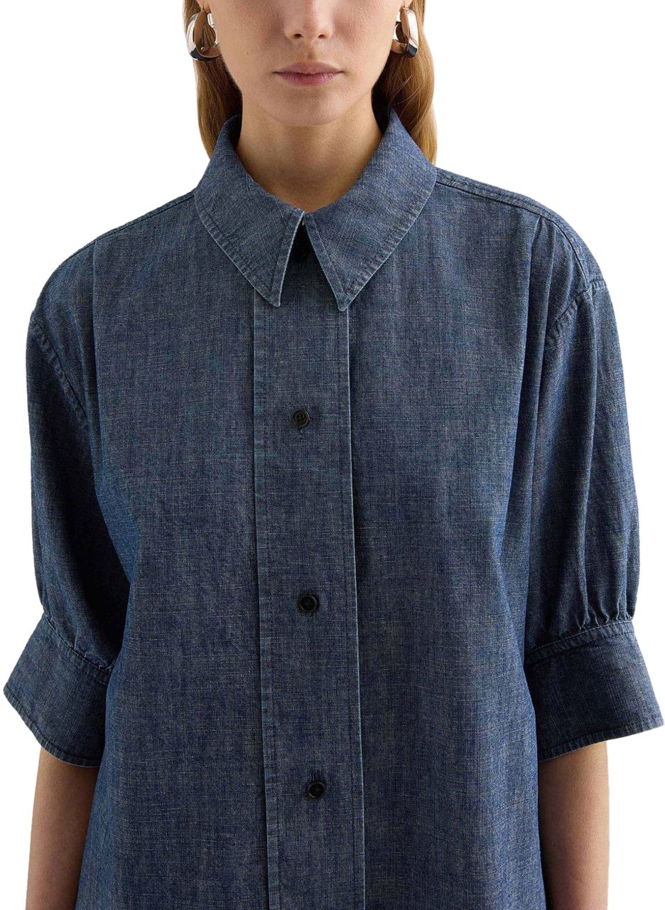 Jil Sander Shirts Blue Blauw