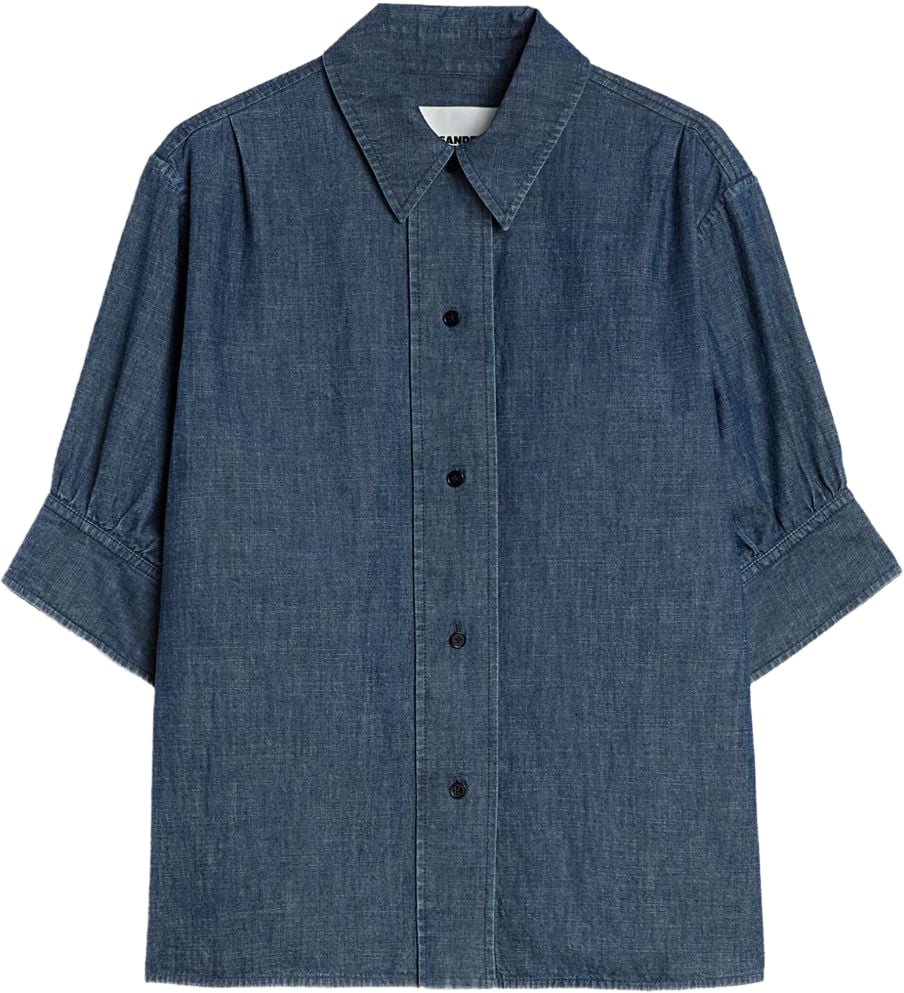 Jil Sander Shirts Blue Blauw