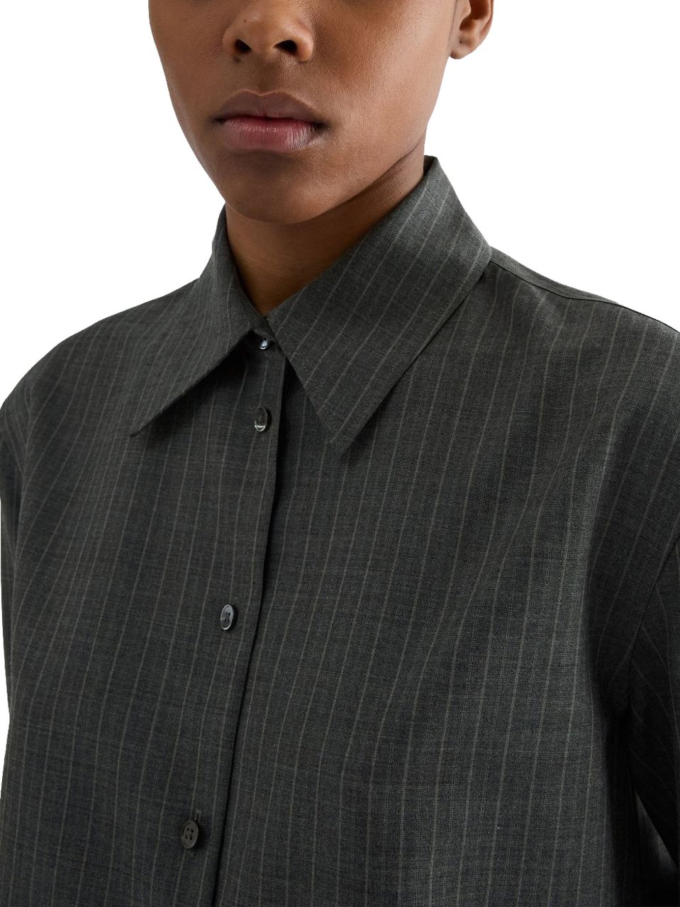 Jil Sander Shirts Grey Donkergrijs