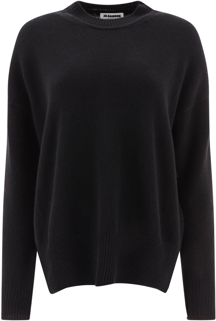 Jil Sander "Superfine Cashmere" sweater Zwart