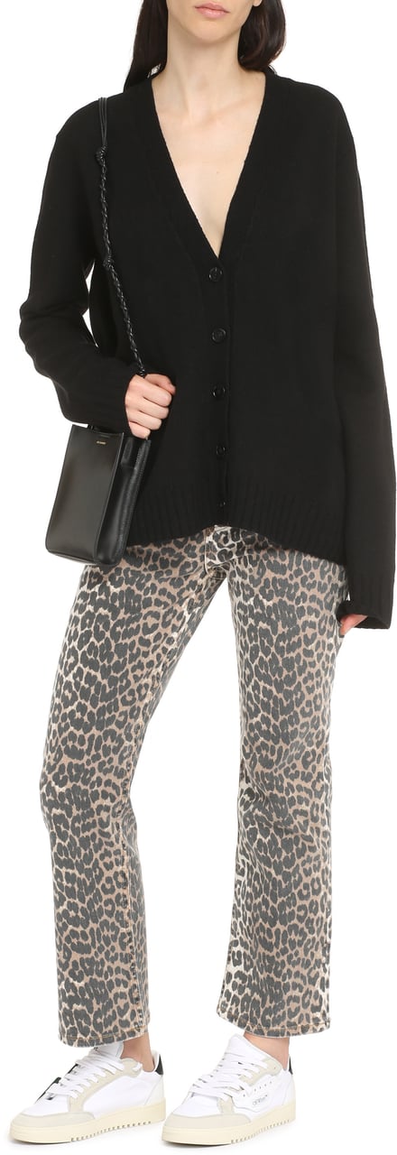 Jil Sander Wool cardigan Zwart