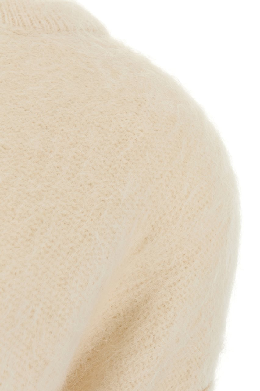 Jil Sander Jil Sander Ivory alpaca blend oversize sweater Neutraal