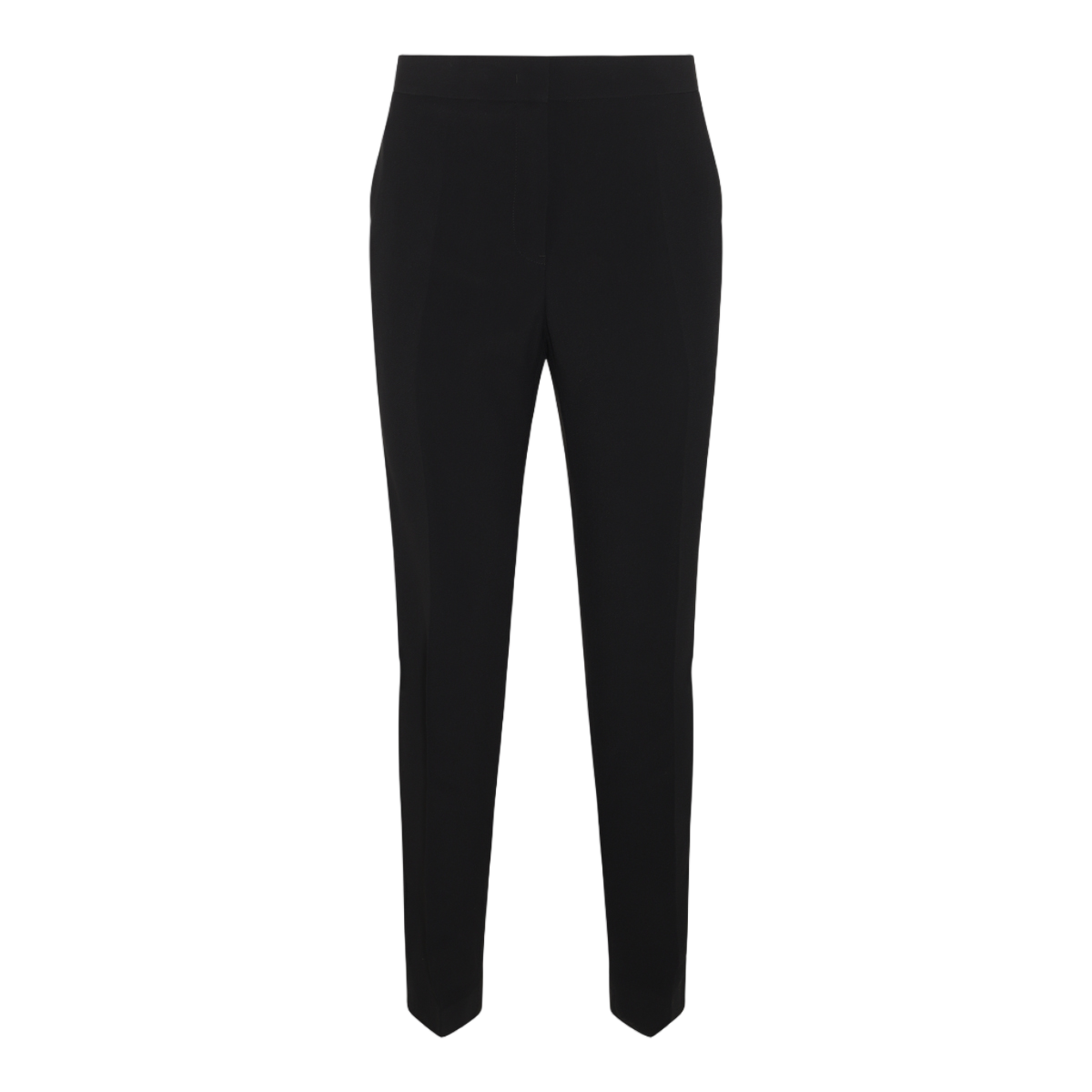 Jil Sander Tailored High-Waist Trousers With Tapered Legs Zwart