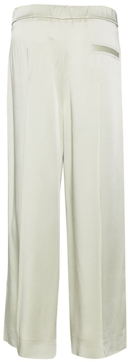Jil Sander Trousers Verde Chiaro Groen
