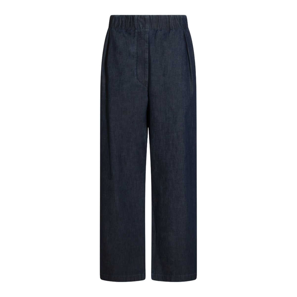 Jil Sander Wide-Leg Pants with Elastic Waistband Blauw