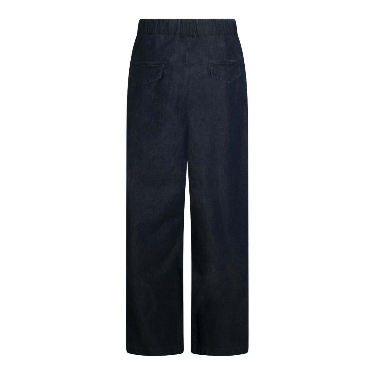 Jil Sander Wide-Leg Pants with Elastic Waistband Blauw
