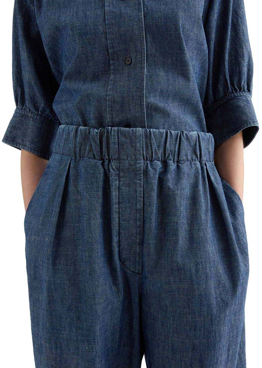 Jil Sander Trousers Blue Blauw