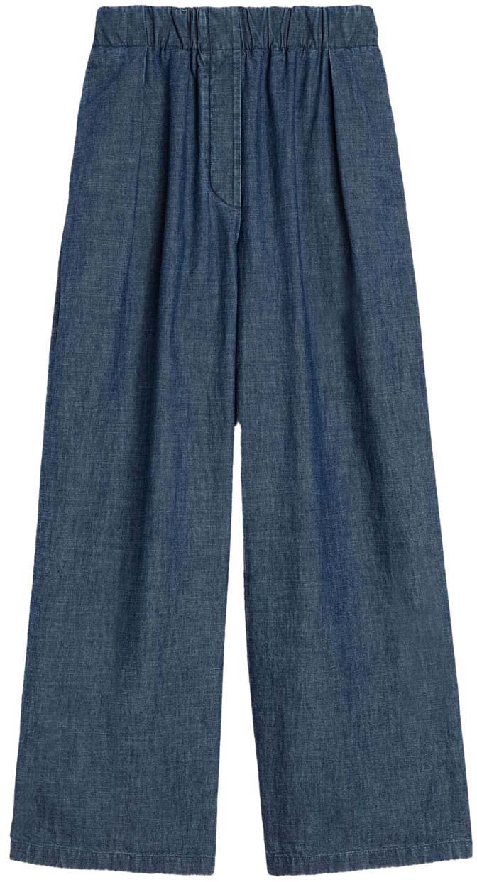 Jil Sander Trousers Blue Blauw