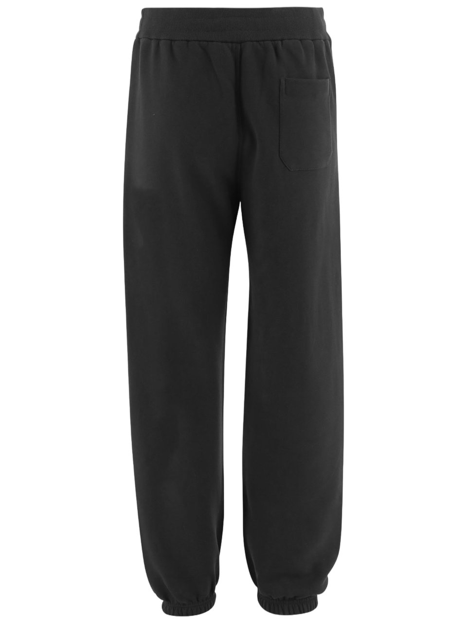 Jil Sander Black Relaxed Fit Cotton Cropped Pants Zwart