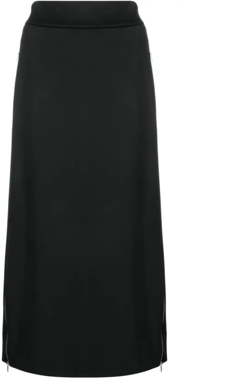 Jil Sander Long Skirt Black Zwart