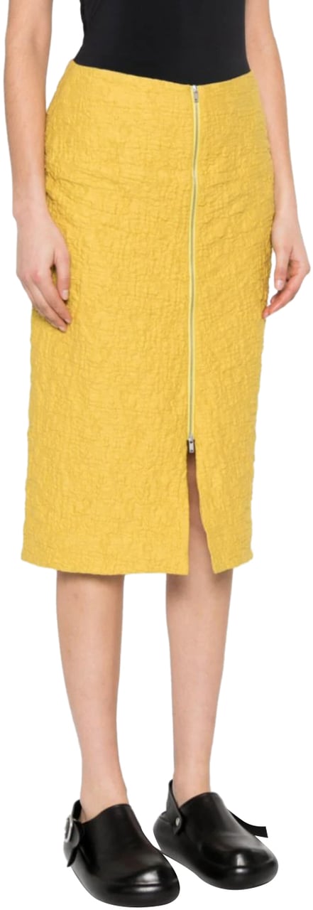 Jil Sander Skirt - Yellow Geel