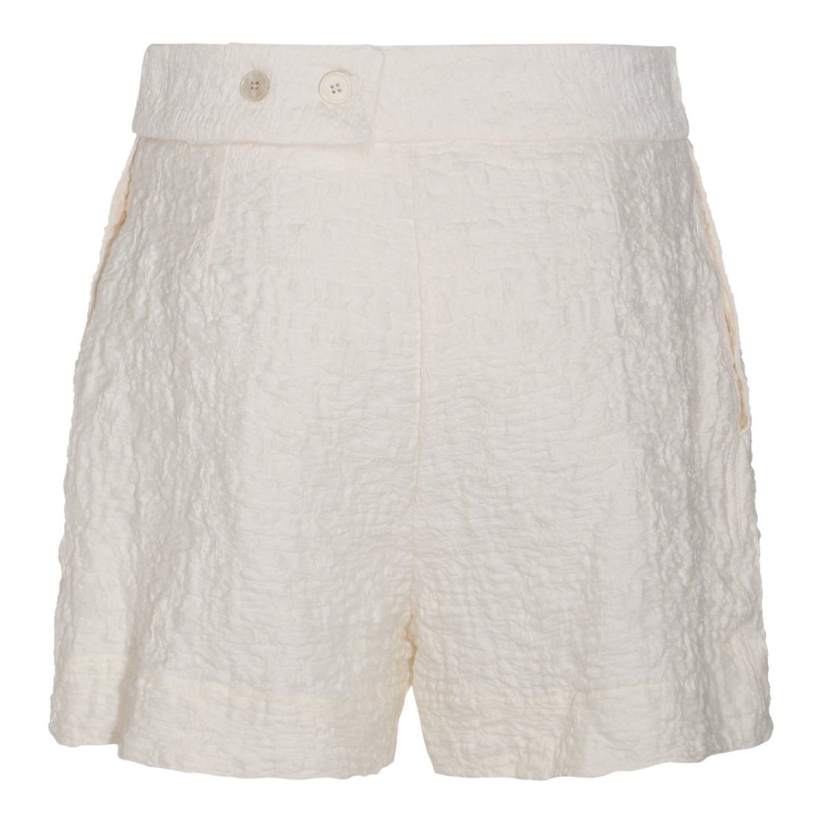 Jil Sander Porcelain Cotton Regular Vestibility Shorts Wit