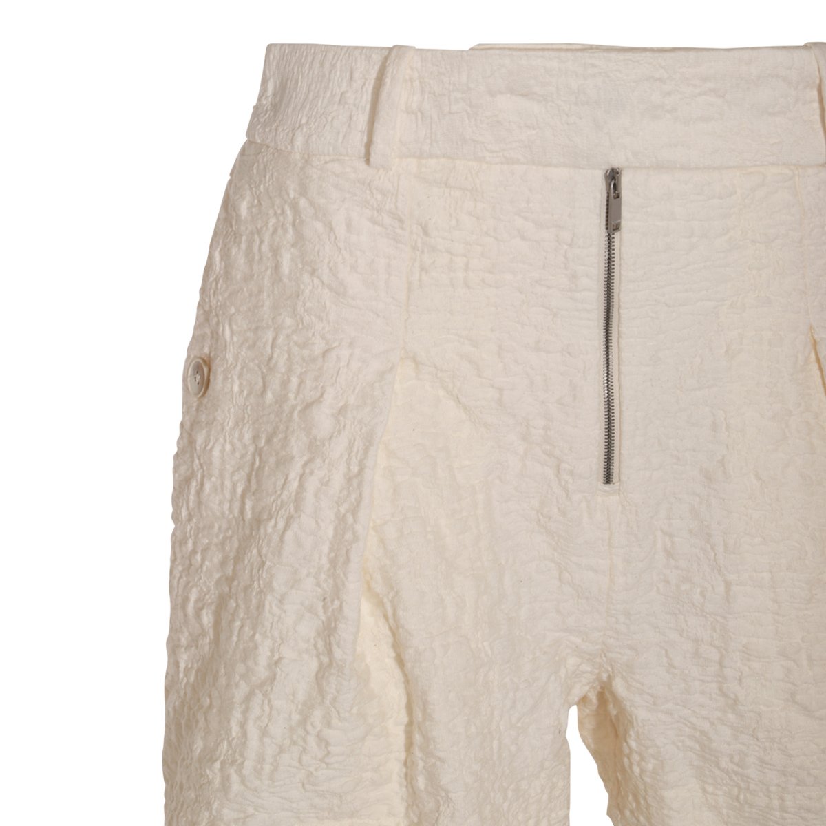 Jil Sander Porcelain Cotton Regular Vestibility Shorts Wit