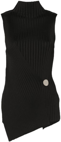 Jil Sander Ss Top Black Zwart