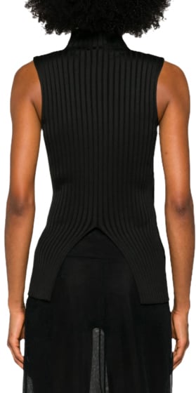 Jil Sander Ss Top Black Zwart
