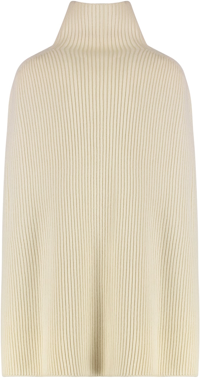 Jil Sander Wool cloak Wit