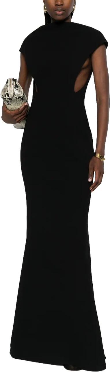 Jil Sander Dress 280 Black Zwart