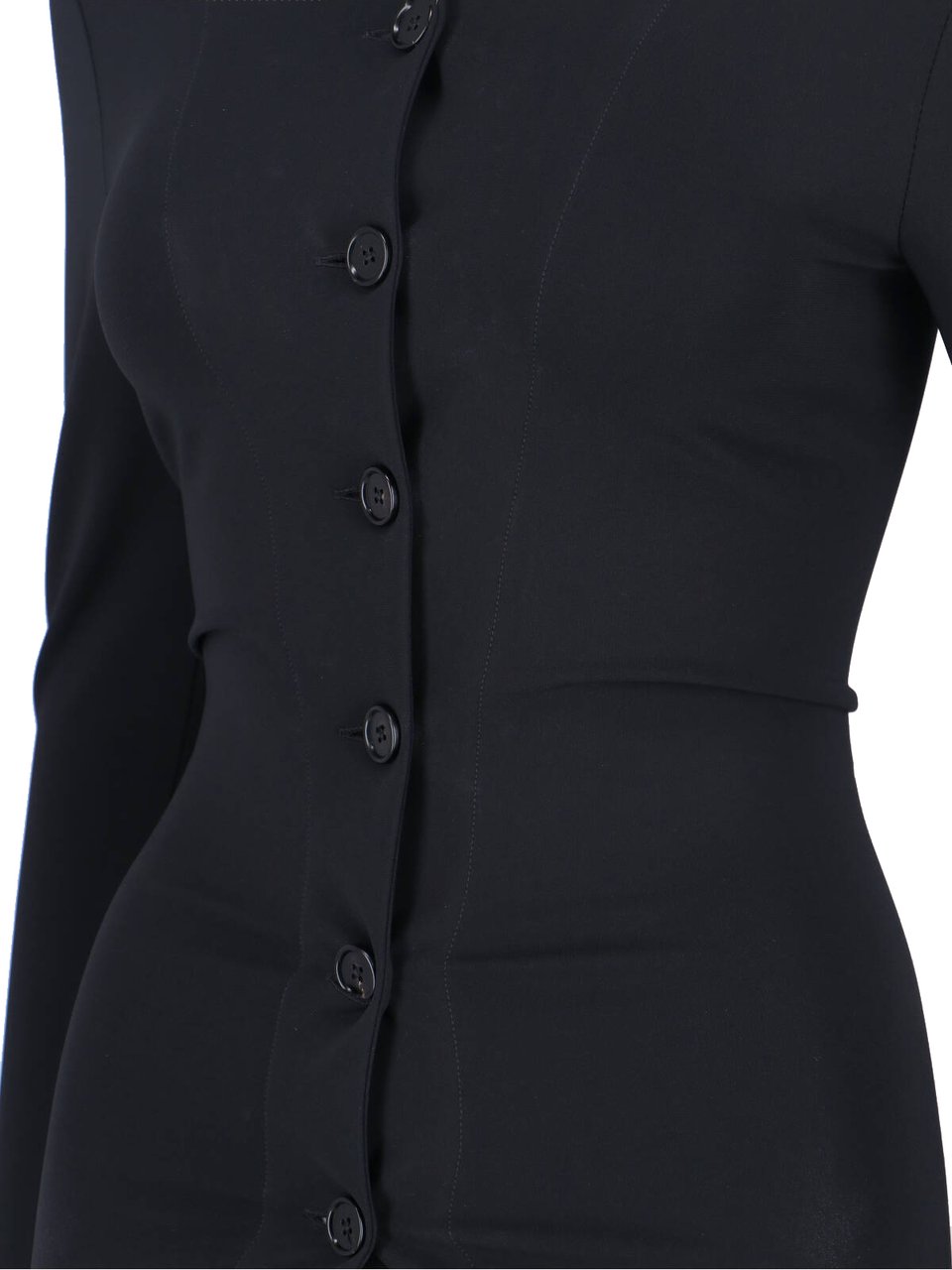Jil Sander Camp Collar Shirt – Black Zwart