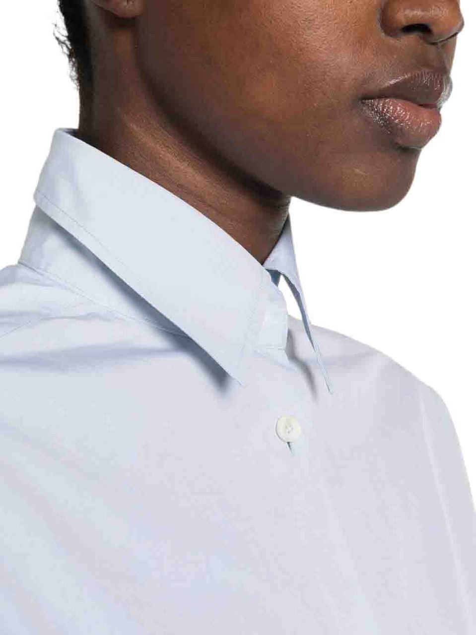 Jil Sander Shirts Light Blue Lichtblauw