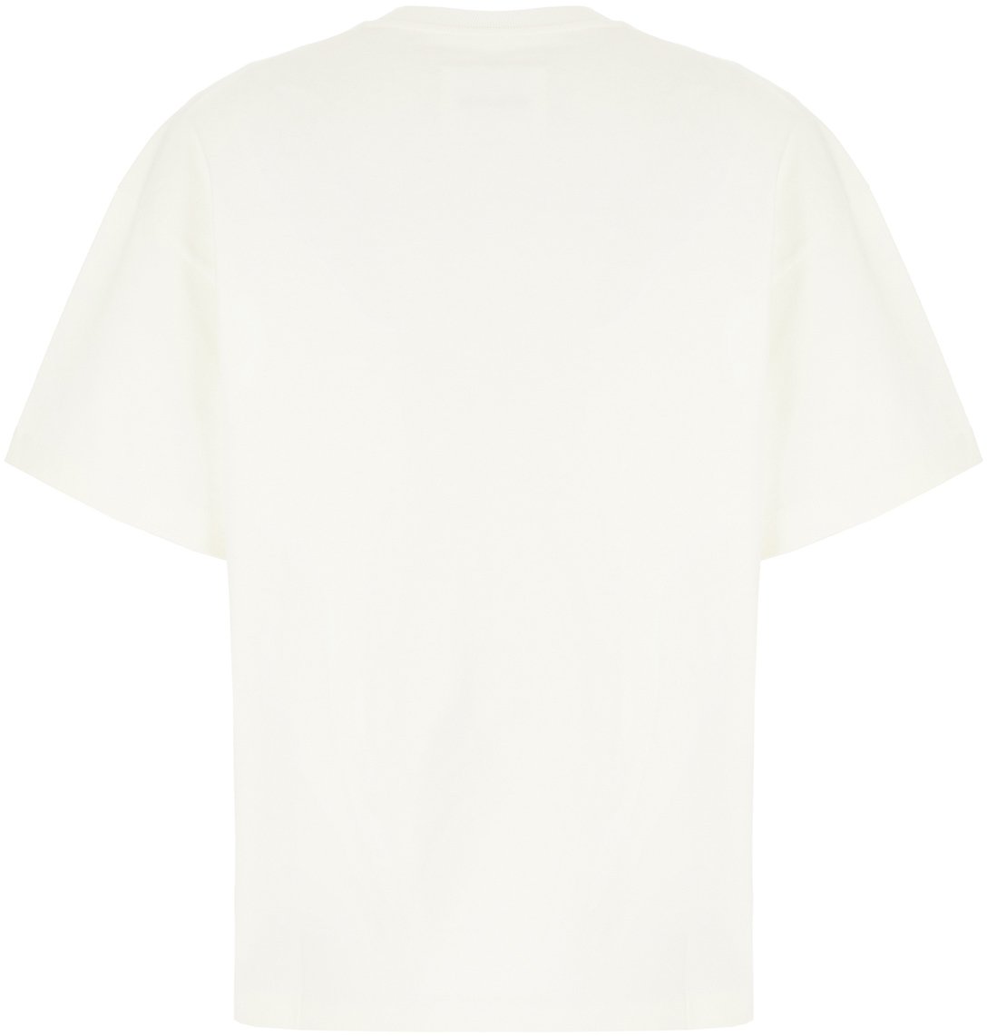 Jil Sander Jil Sander Ivory cotton oversize t-shirt Neutraal